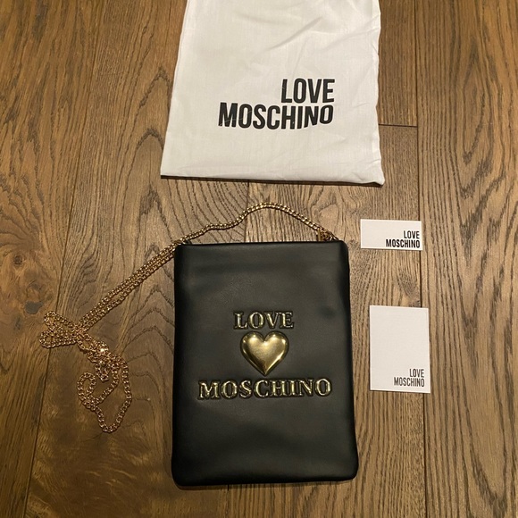 Love Moschino Brand New with tags Bag with Chain - Picture 3 of 3